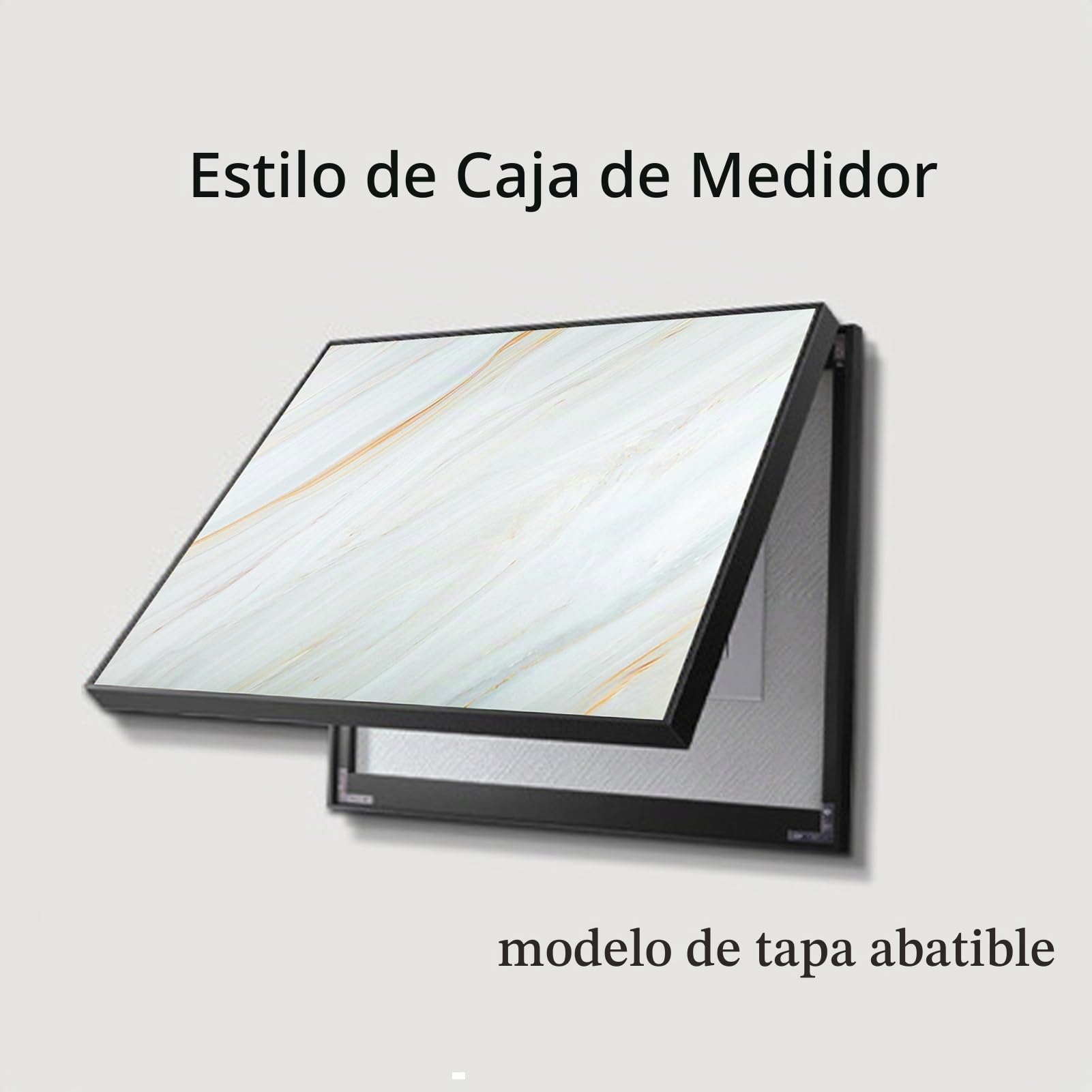 Cubierta Panel Eléctrico Montada Pared Diseño Minimalista Tapa Caja Fusibles Armario Cubre Cuadro Electrico Oficina Hotel(E,30x40cm)