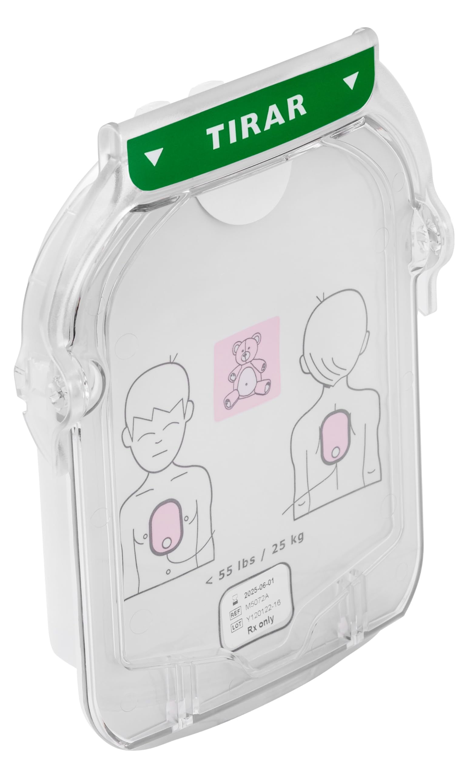 Philips HeartStart Cartucho de electrodos SMART para desfibrilador HS1 para bebés y niños, M5072A