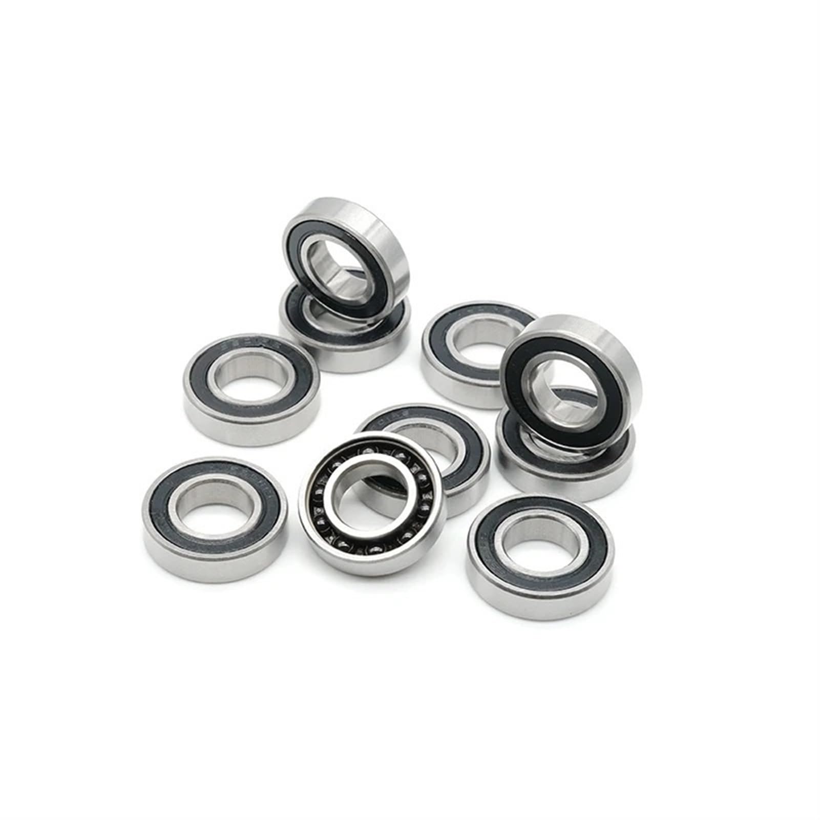 Cuscinetti a sfere a gola profonda 5 pezzi 6901 cuscinetto ceramico ibrido 12x24x6 mm ABEC-7 movimenti centrali e ricambi for bicicletta 6901RS cuscinetti a sfera Si3N4 6901 2RS