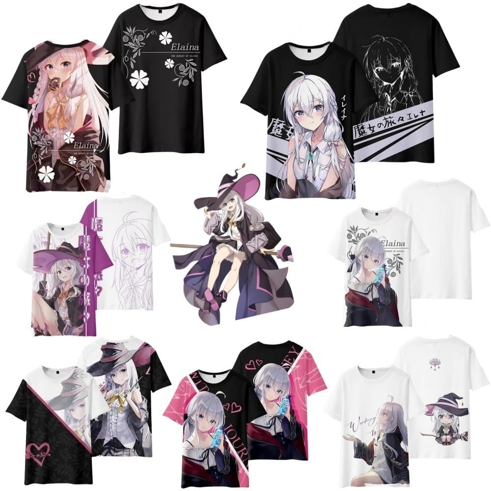 Amazon.co.jp: [百合] 魔女の旅々 Tシャツ イレイナ 萌えグッズ