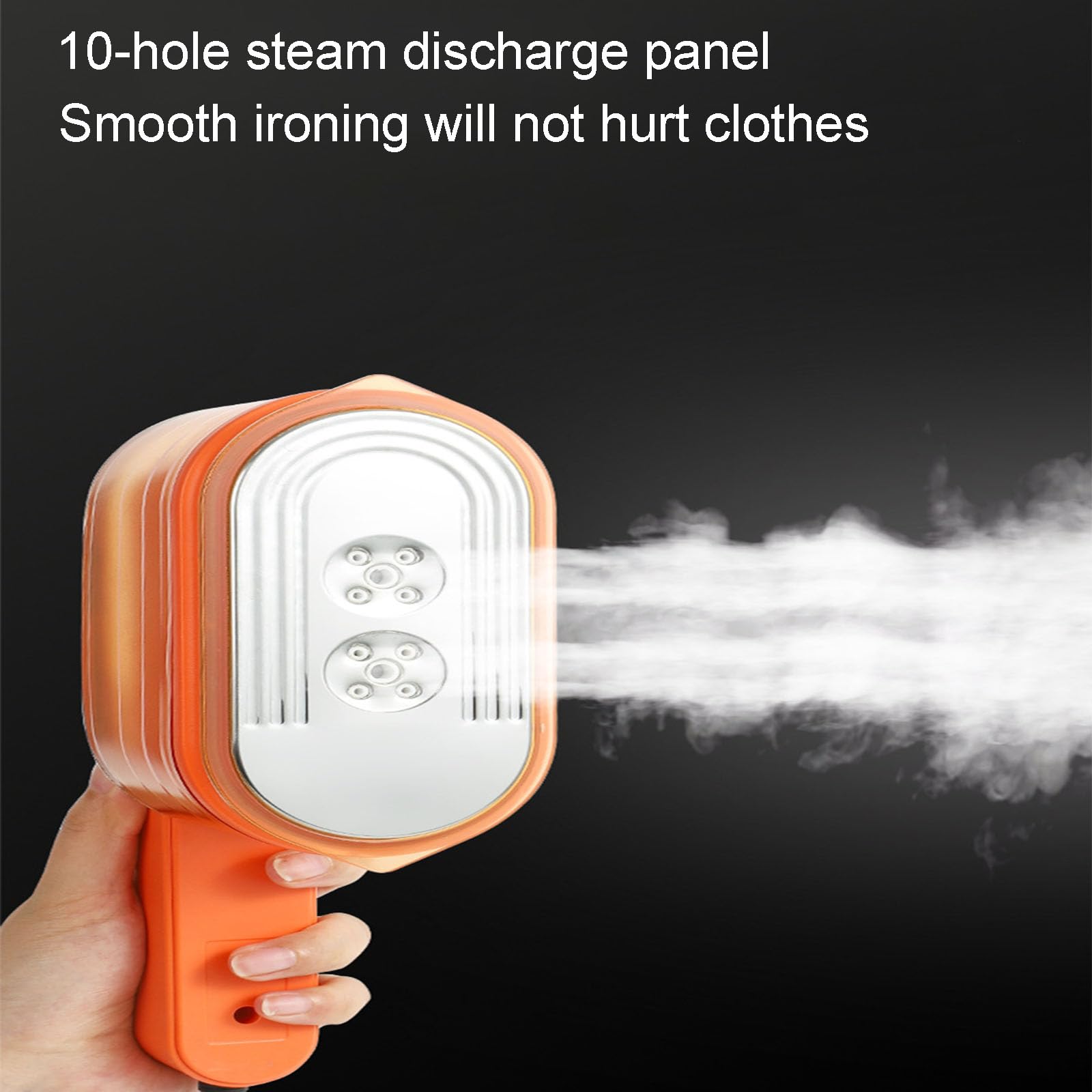 Handbügelmaschine, effiziente Faltenentfernung, 200 ml Wassertank, intelligente Temperaturkontrolle, leicht und tragbar, doppelspitziges Design