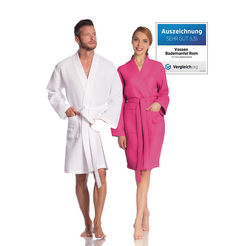 Vossen Damen & Herren Bademantel "Rom"