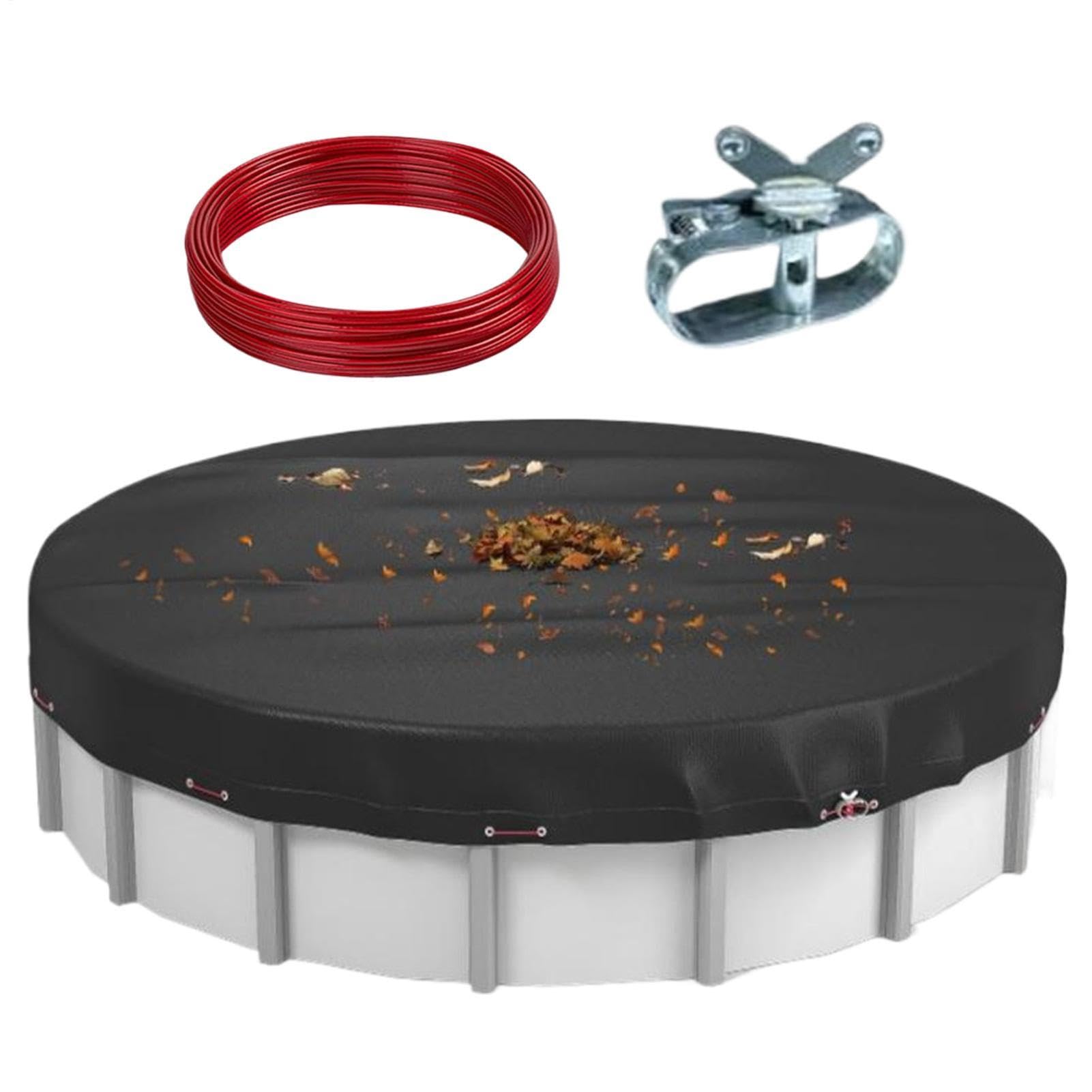 Cubierta de Piscina de Invierno Resistente a UV, Polvo y Agua, Plegable y