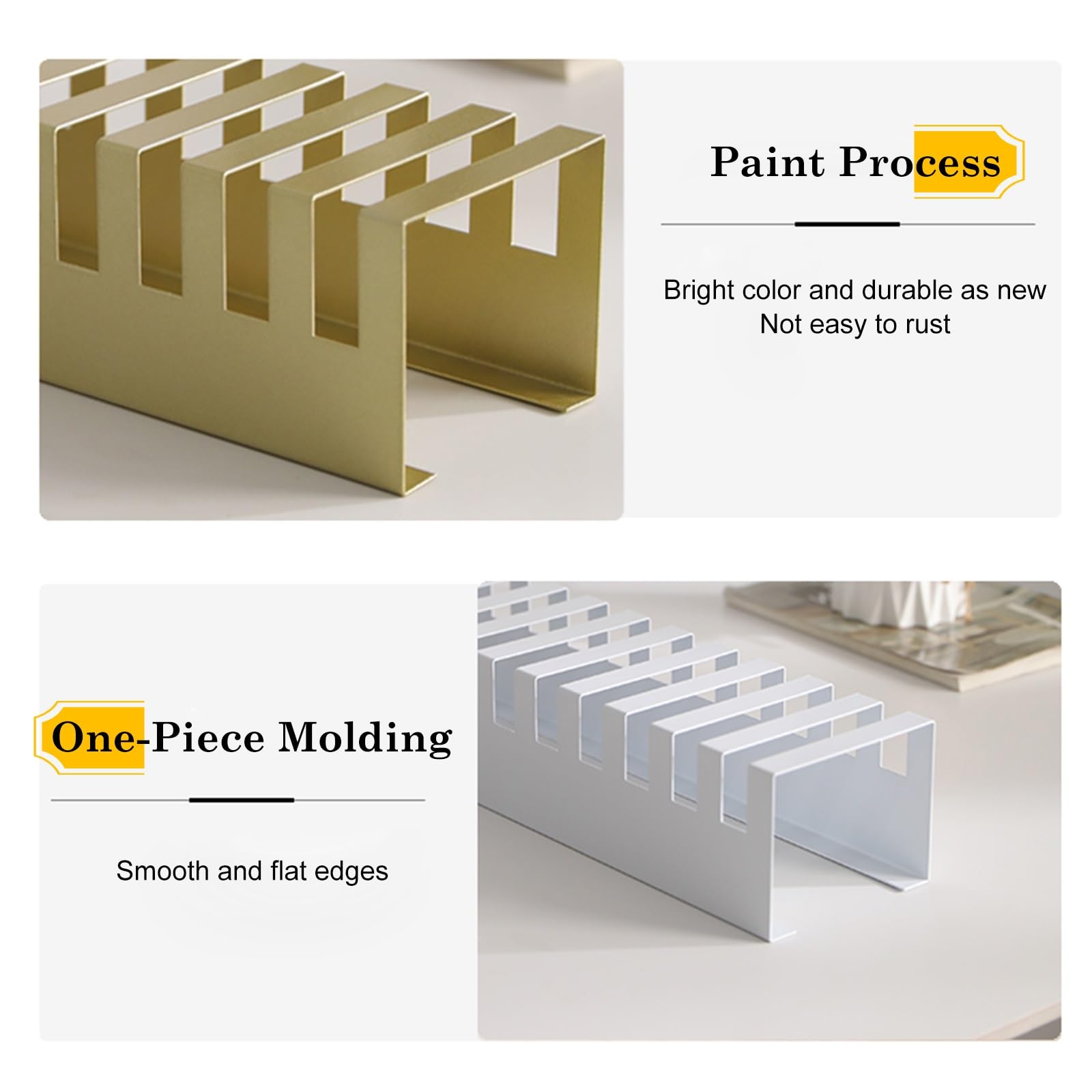 Expositor de Baldosas Cerámicas Expositor De Muestras Metal - Soporte Para 14 Baldosas, Organizador Sobremesa Para Cerámica/ Mármol/ Puertas Armarios, Expositor Comercial Para Baldosas Suelo(White)