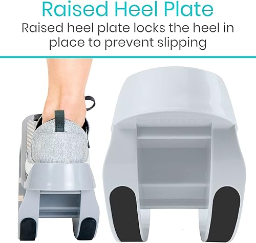 Vista 14 de Vive Balancín de pie, estirador de pantorrilla para tendinitis de Aquiles, talón, pies, espinilla, alivio del dolor de fascitis plantar, estira