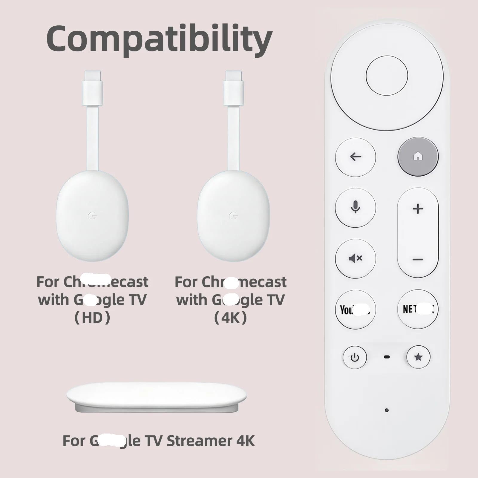 Sostituzione del telecomando vocale 1PC for G00gle Chromecast
