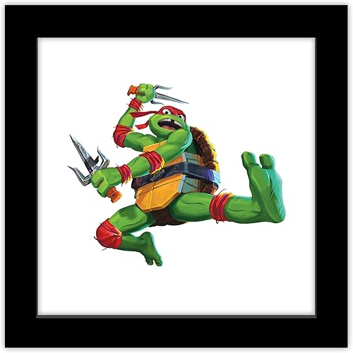 Trends International Gallery Pops Nickelodeon Teenage Mutant Ninja Turtles Mutant Mayhem - Póster de pared de Raph, 12 x 12 pulgadas, versión de