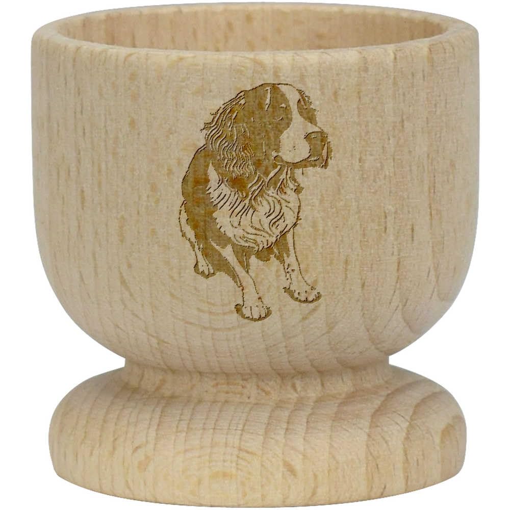 'English Springer Spaniel' Wooden Egg Cup (EC00025006)