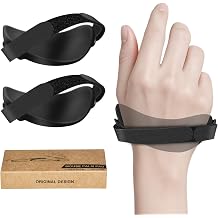 JIKIOU Advanced Ergonomic Right-Handed Gaming Wrist Rest for Mouse - Superior Support for Serious Gamers - Anti-Fatigue, Smooth Glide 2 Pack Black