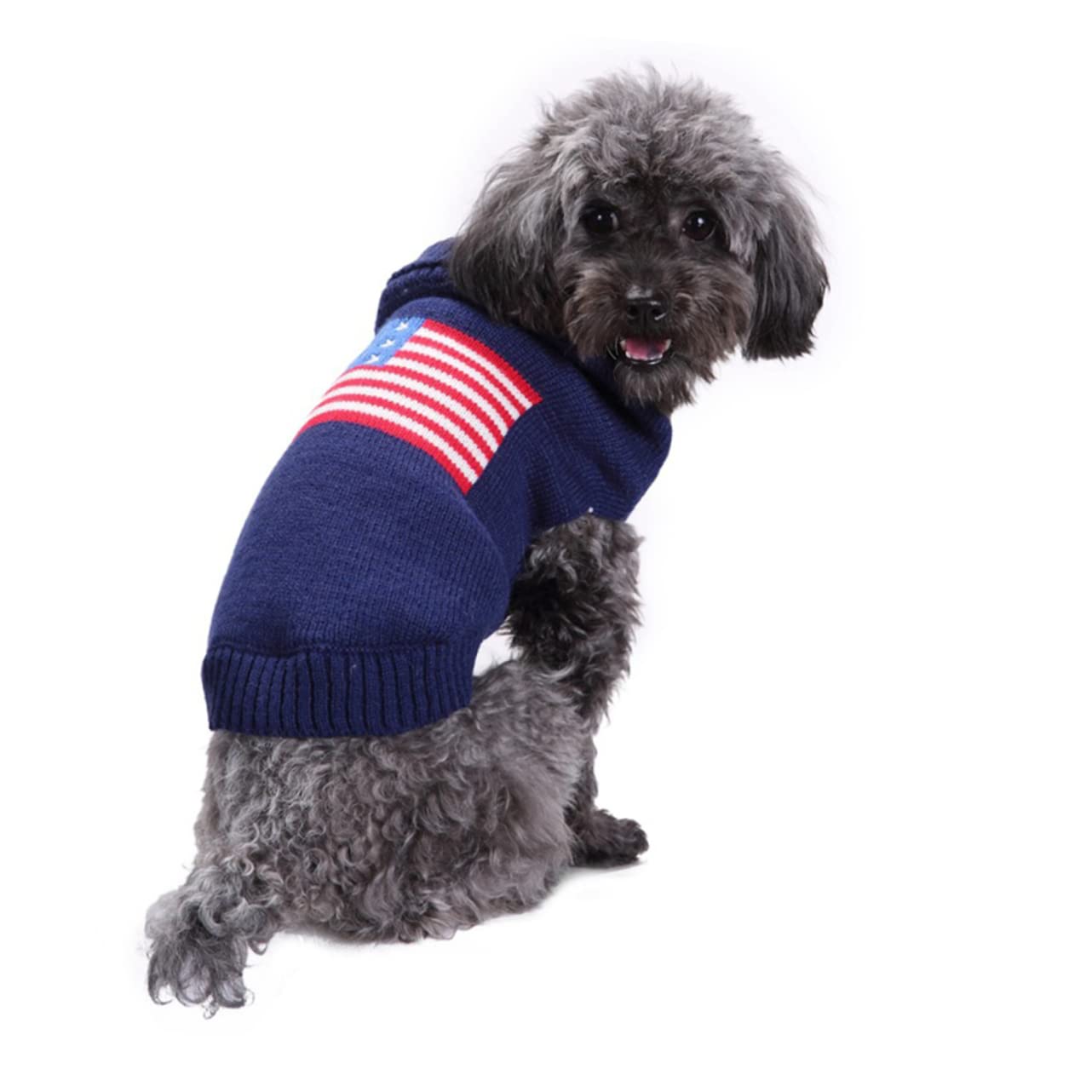 minkissy 2Pcs Cane Maglione A Collo Alto Medio Maglioni del Cane Maglioni del Cane per Cani di Piccola Taglia Maglioni per Cani Maglione di Natale per I Cani Costume di Natale Pet Costume