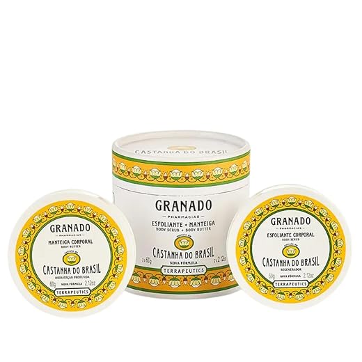 Kit Esfoliante e Manteiga Granado Castanha do Brasil