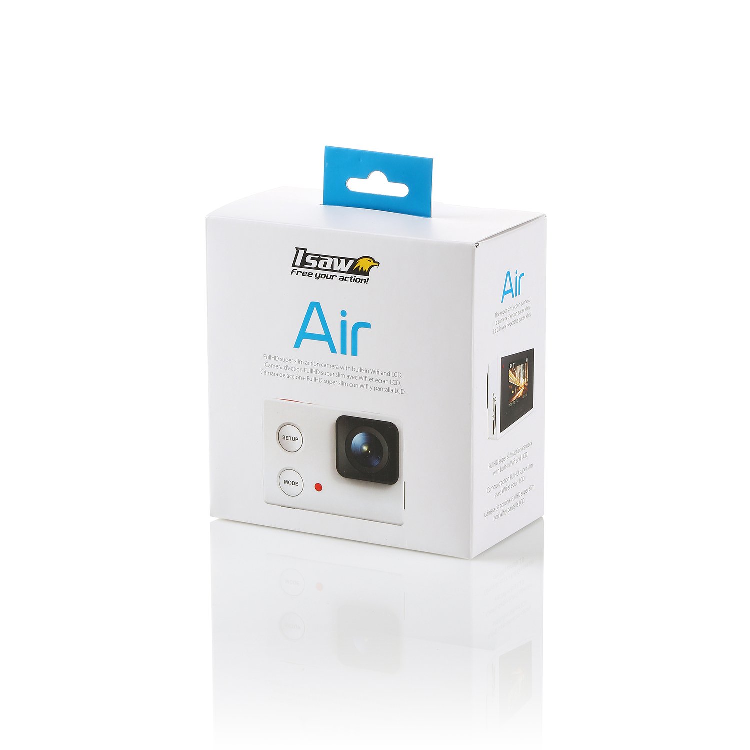 ISAW AIR Wi-Fi Full HD Action Camera White : Amazon.com.mx 