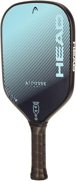 HEAD Attitude Core Pickleball Paddle, Bleu/Noir - 4