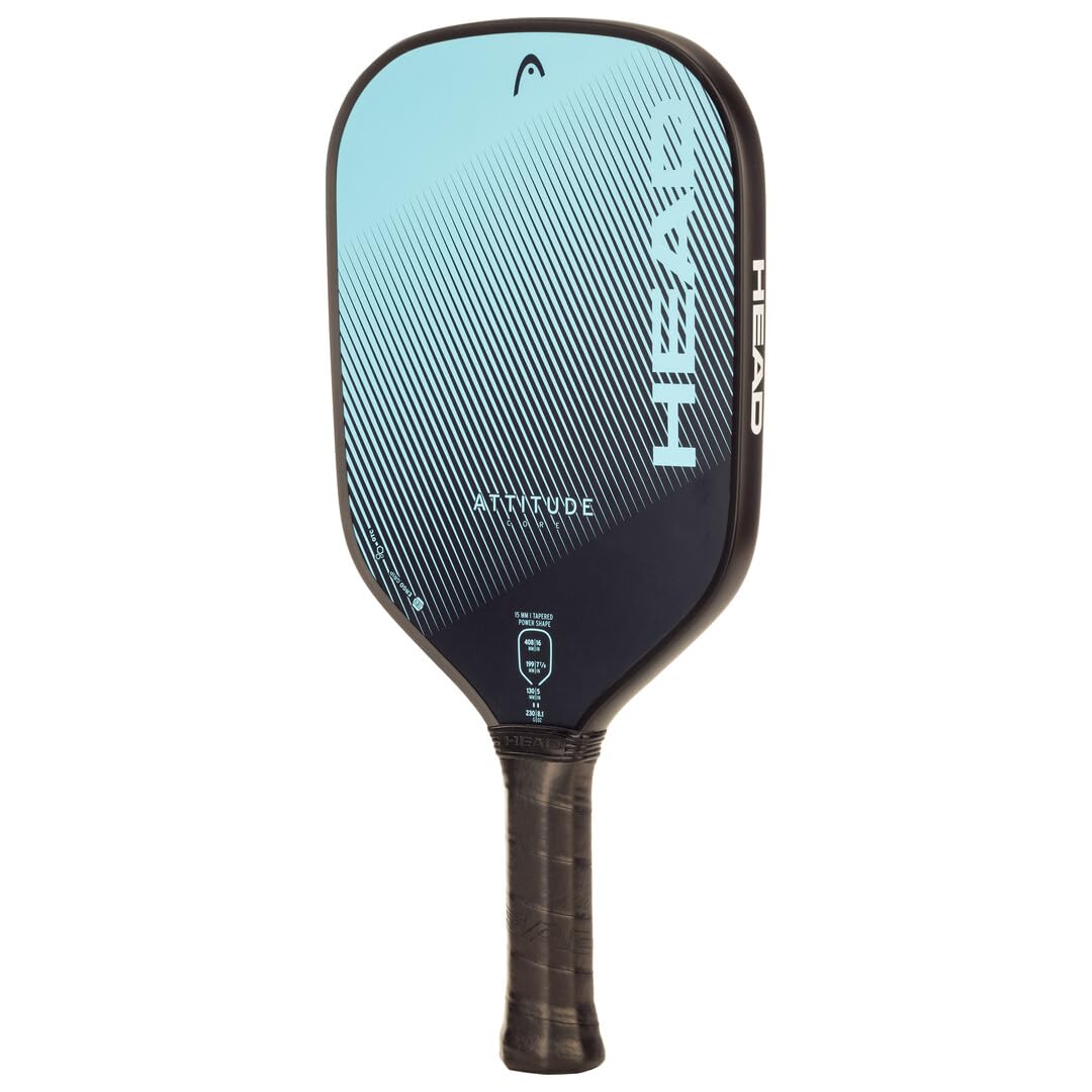 HEAD Attitude Core Pickleball Paddle, Bleu/Noir