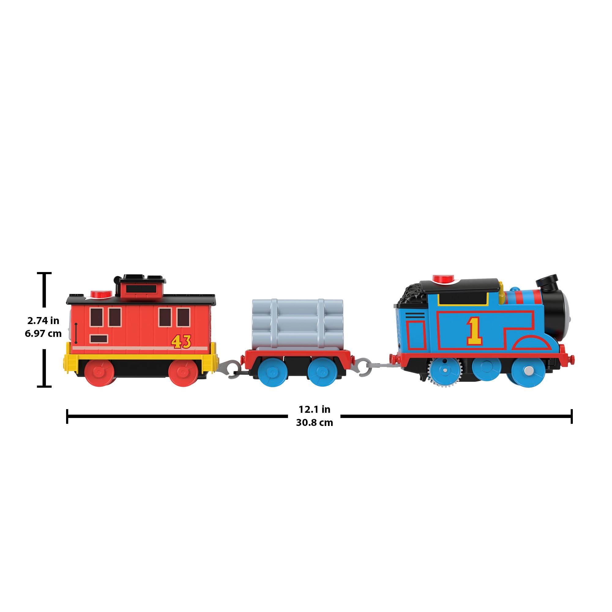 Thomas & Friends Ensemble de train parlant Thomas et frein de voiture Bruno Track avec phrases et sons pour enfants d'âge préscolaire à partir de 3 ans