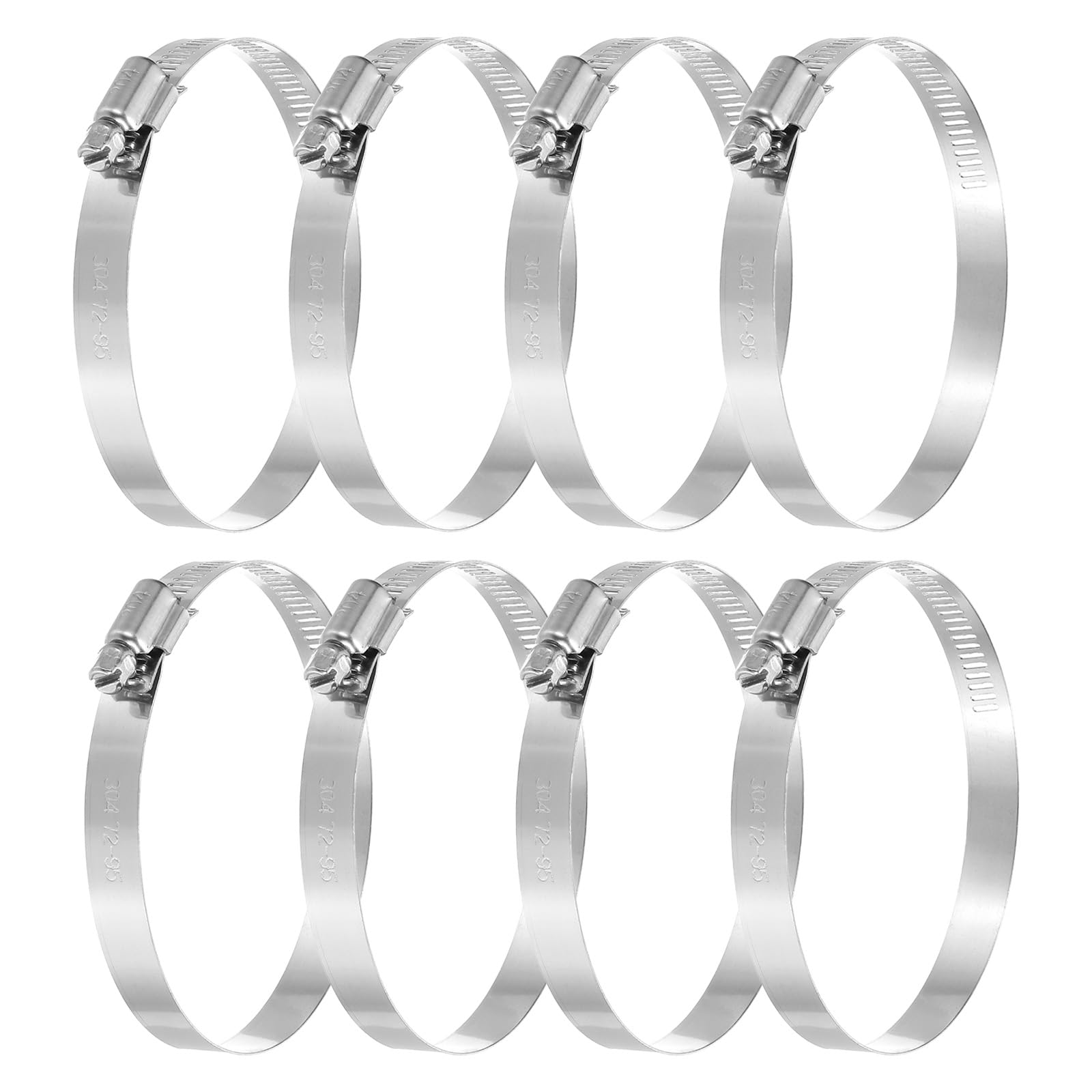 Collier de serrage en acier 304 pour stopper les fuites d'air des conduits de ventilation