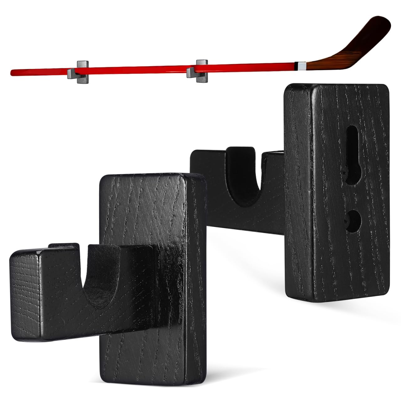 Eishockeyschlägerhalter Wandmontierter Hockeyschläger-Organizer Für Hockeyausrüstung Minimalistisches Design