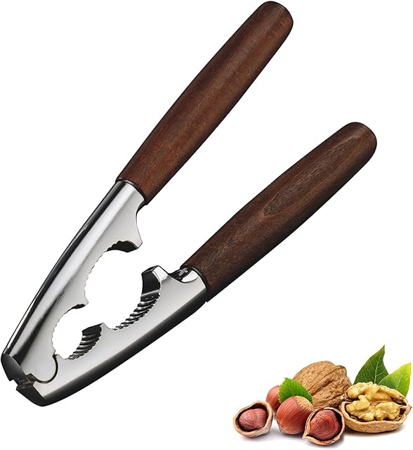 Westmark Dziadek do orzechów, Seria Monopol, Z drewnianymi uchwytami, Długość: 18,1 cm, Odlew cynkowy, Estetico, Srebrny/brązowy, 16803360