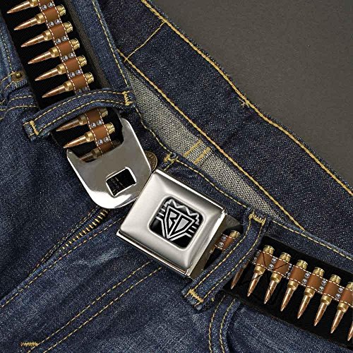 Buckle-Down cinturón casual ajustable con cierre rápido de clic resistente 2