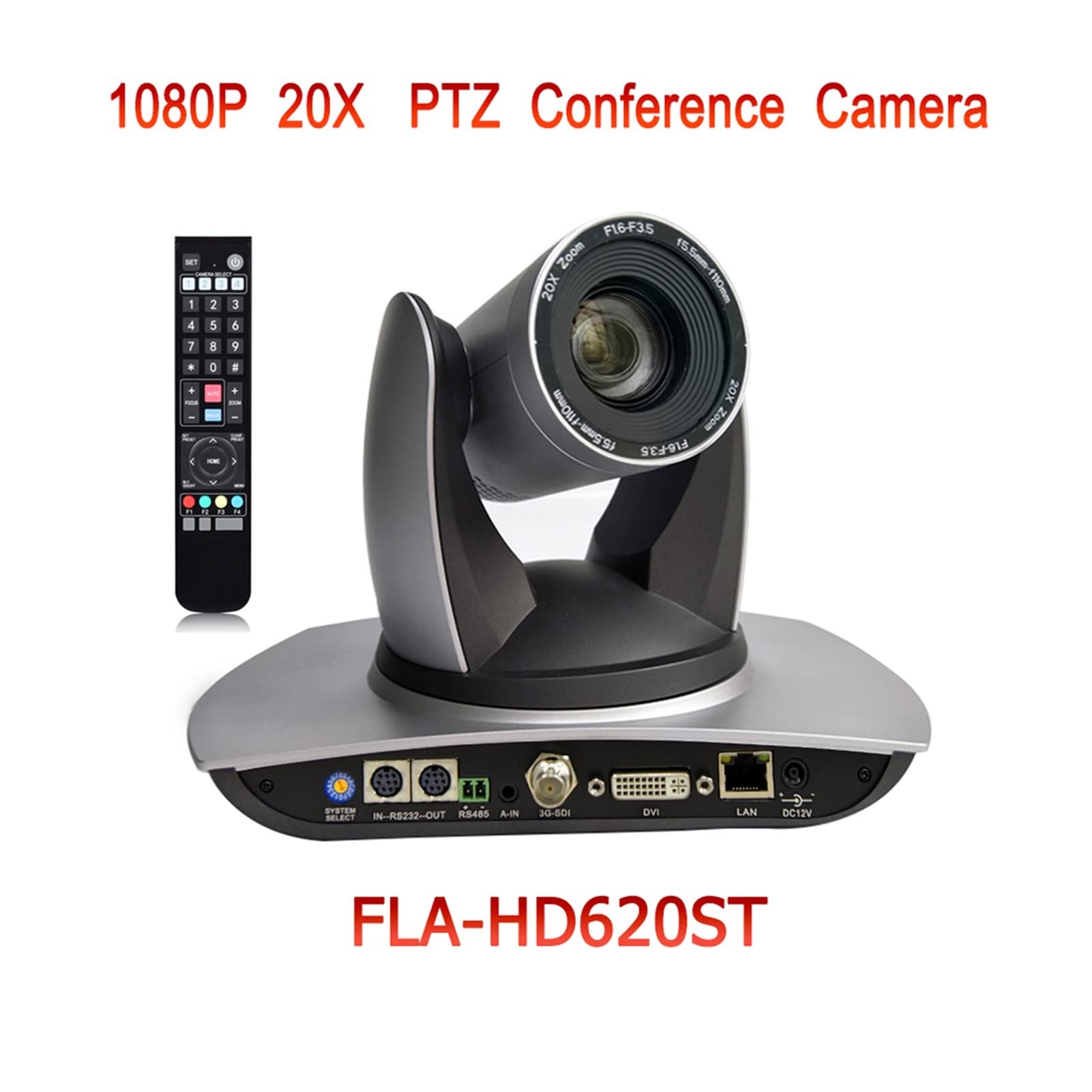 Webcam HD 20x ZOOM DVI SDI IP 108 0p PTZ WEBCAM 1920x1080P60 Cámara de la iglesia de la videoconferencia en vivo