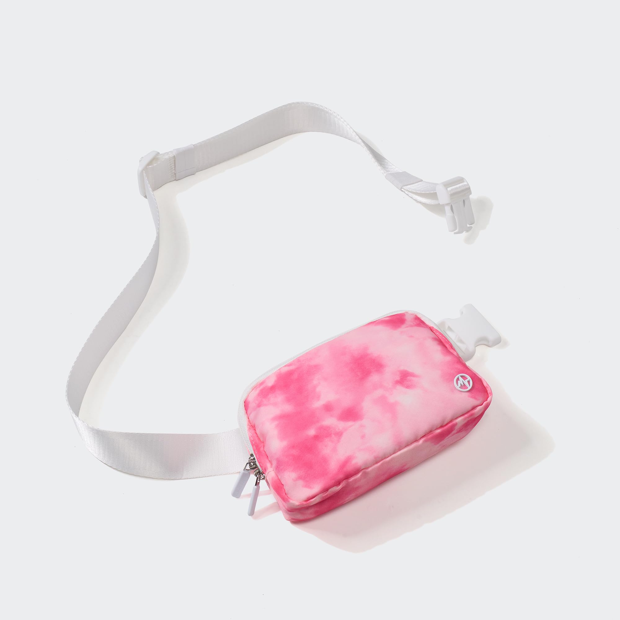 Pander Nylon Fanny Pack for Women, Two-Way Zipper Crossbody Bag view 2