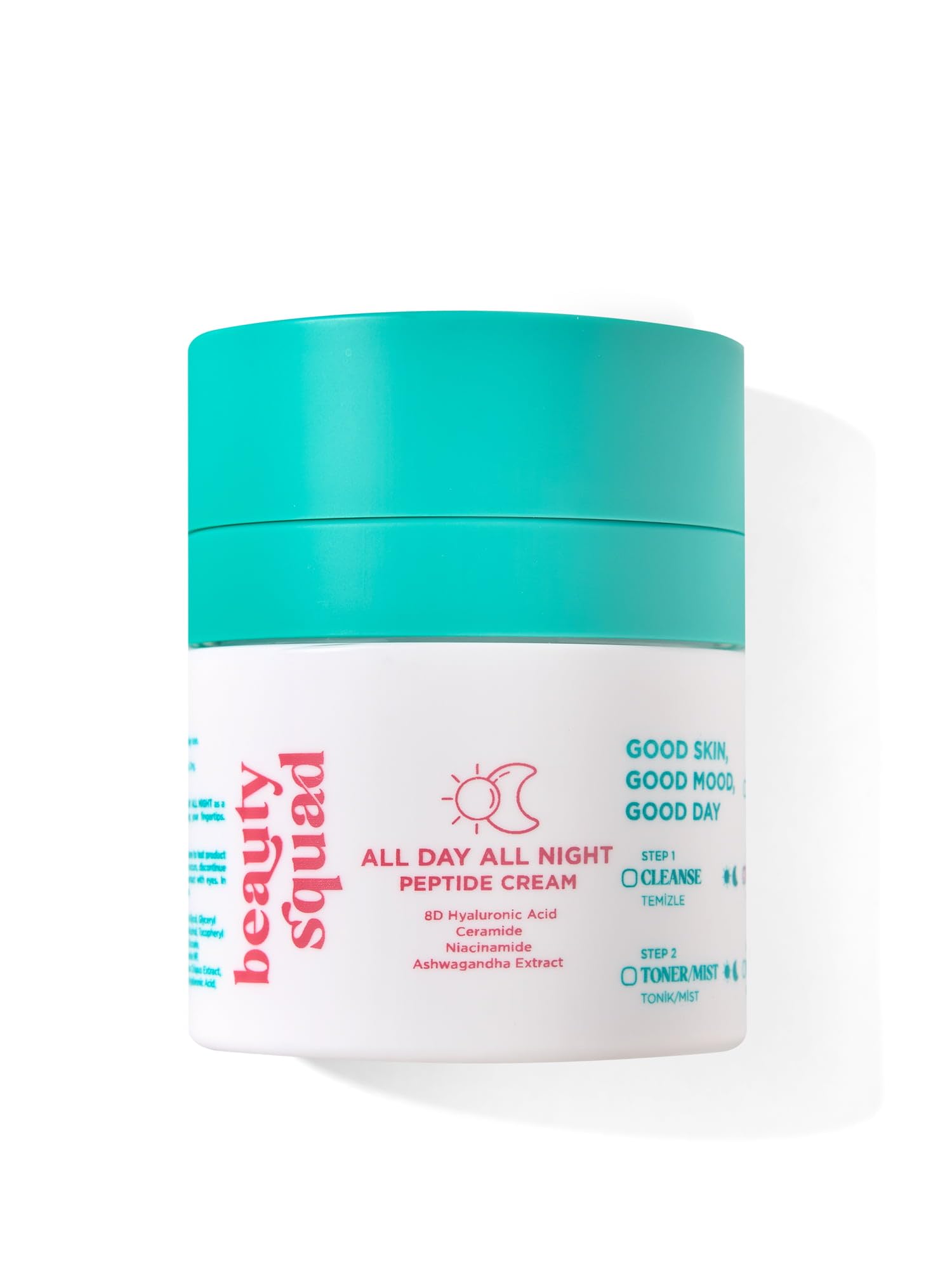 ALL DAY ALL NIGHT PEPTIDE CREAM - Peptit, 8D Hyaluronik Asit İçeren Nemlendirci Krem - 30 ml