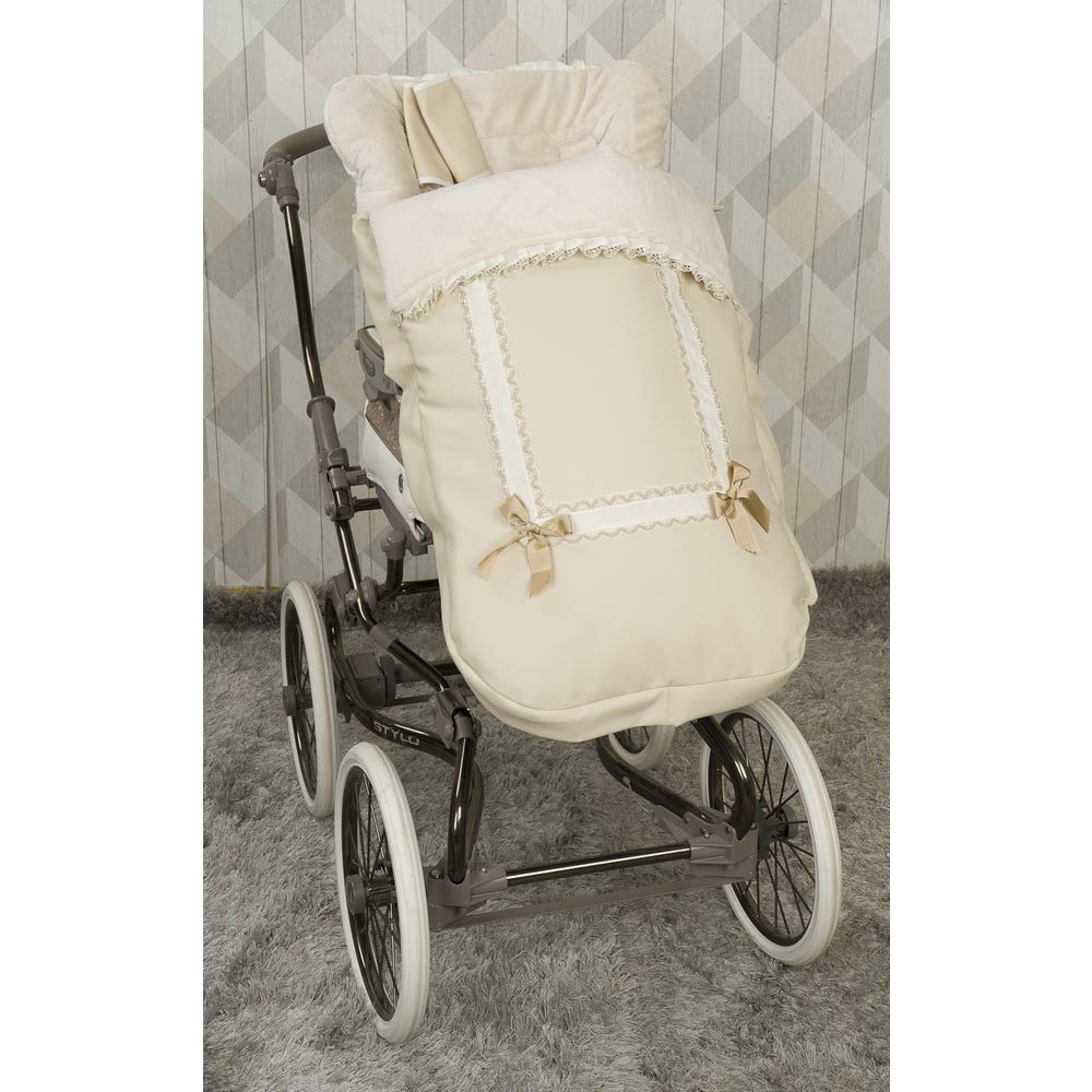 Babyline 2000666 - Chancelière Cuir Beige 666