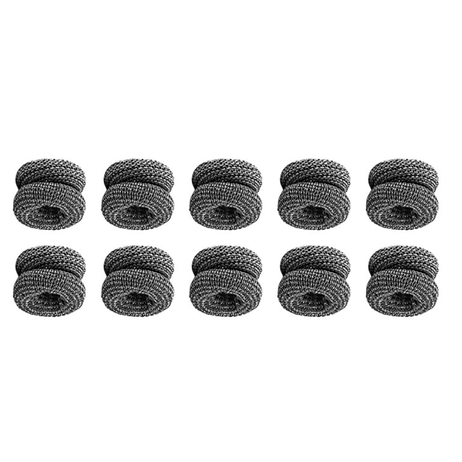 Tenyele Black 10 Pieces Finger Sleeve Cots Protector For Tips Reusable Thumb Guards Cut Resistant For Kitchen And Sculpture Work Breathable Finger Sleeves