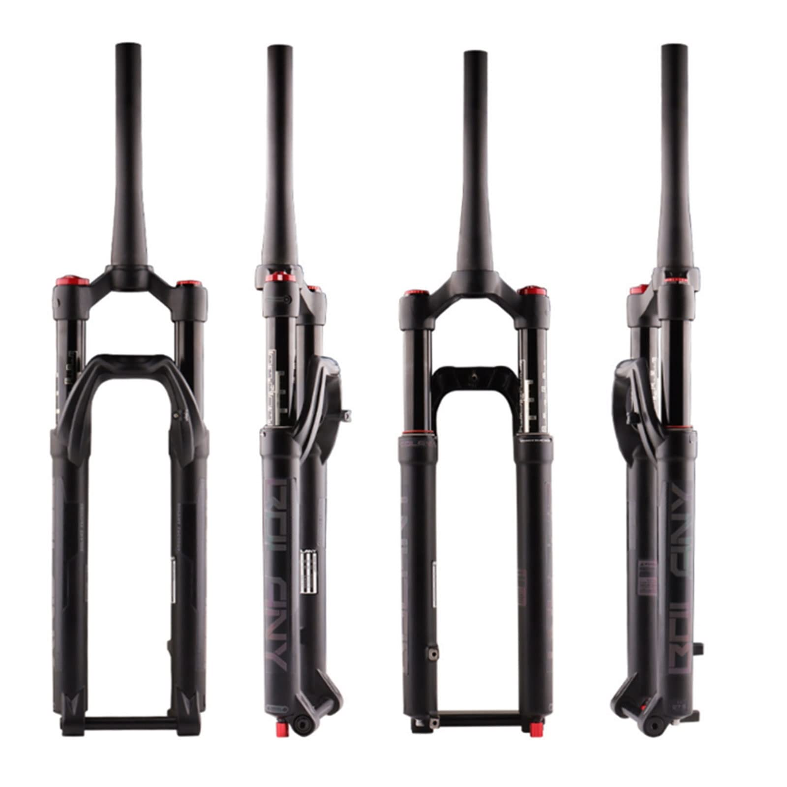 Horquilla Air para Bicicleta de montaña, 130 mm de Recorrido, Eje de 15 x 110 mm, Ajuste de Rebote, Eje cónico de 1-1/2", Accesorios
