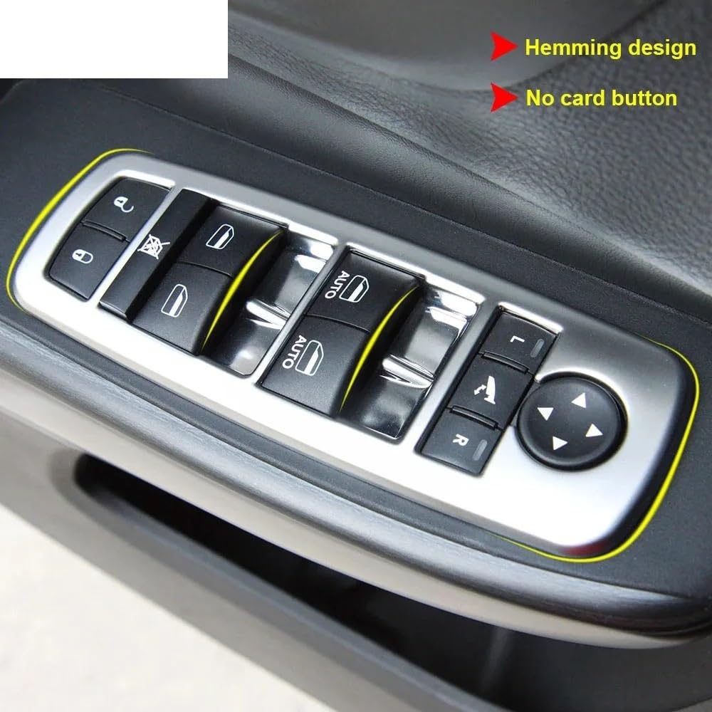Auto Zierleistenabdeckung Auto-Innenfenster-Schalterknopf-Aufkleber