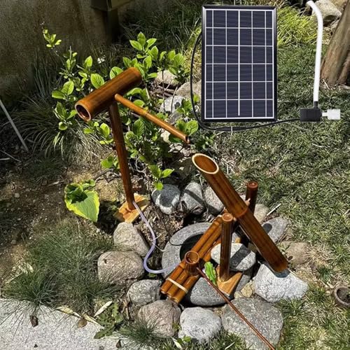 Fontaine à eau traditionnelle japonaise pour transformer votre terrasse en un espace zen