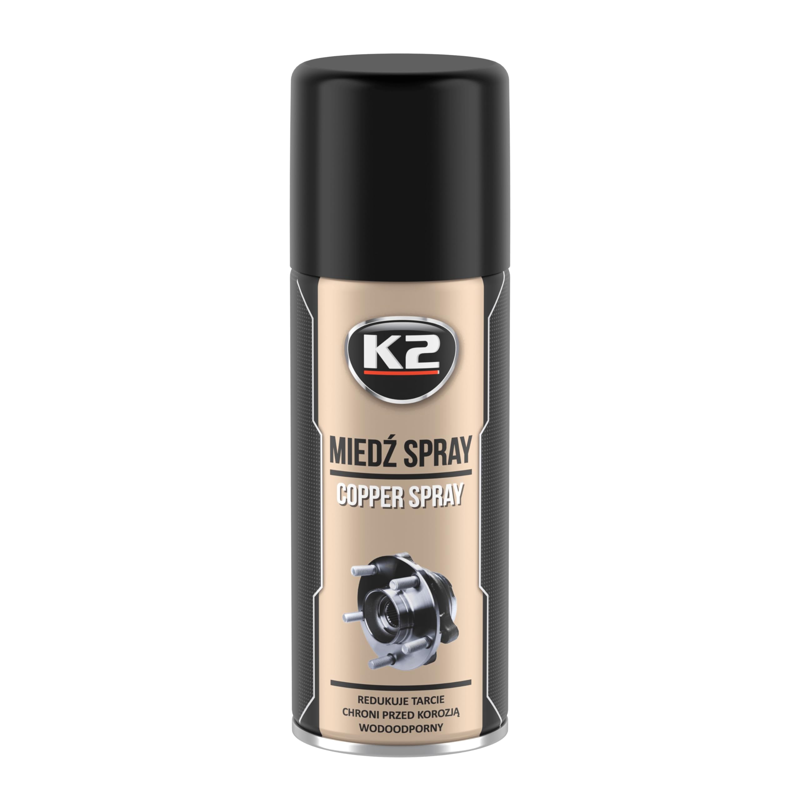 K2 Lubricante de Cobre en Spray Pack de 6 - Cooper Spray - Grasa de Cobre Ideal para Componentes Expuestos a Altas Temperaturas 400 ml