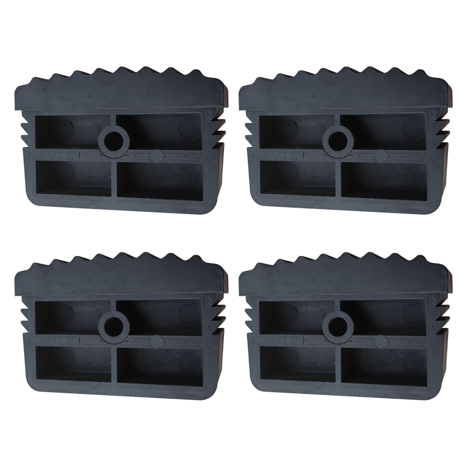 Juego de 4 pies de escalera, pies de repuesto, tapas de escalera, tapas protectoras, almohadilla protectora de escalera de PVC, almohadilla protectora de escalera, repuestos para escaleras