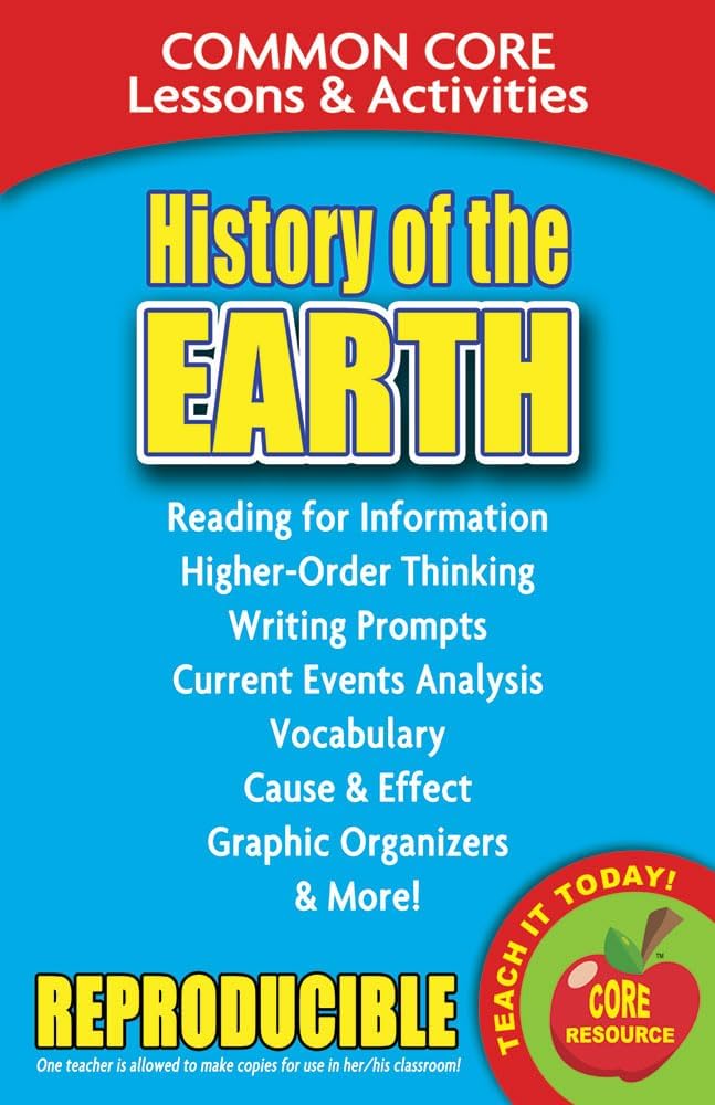 History of the Earth – Common Core Lessons and Activities
