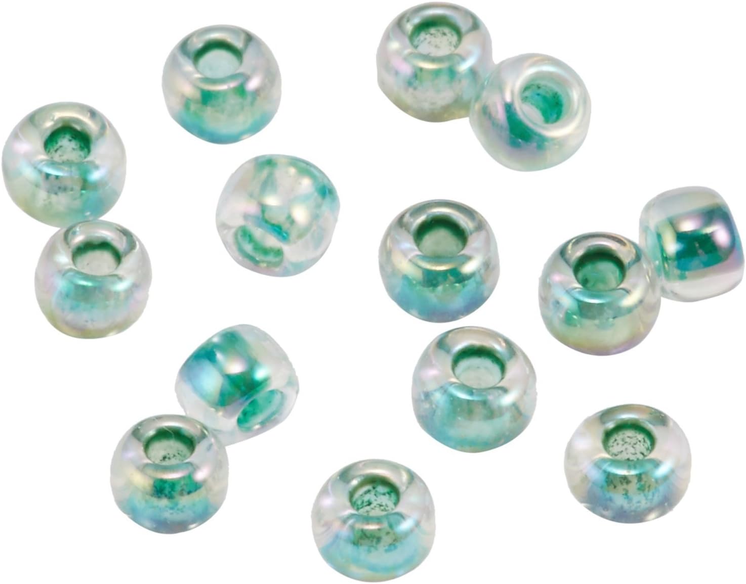 TOHO Round Small Beads Rose Pack Beads, Outer Diameter Approx. 0.09 inch (2.2 mm), No.975 1 Box (5 Pack)