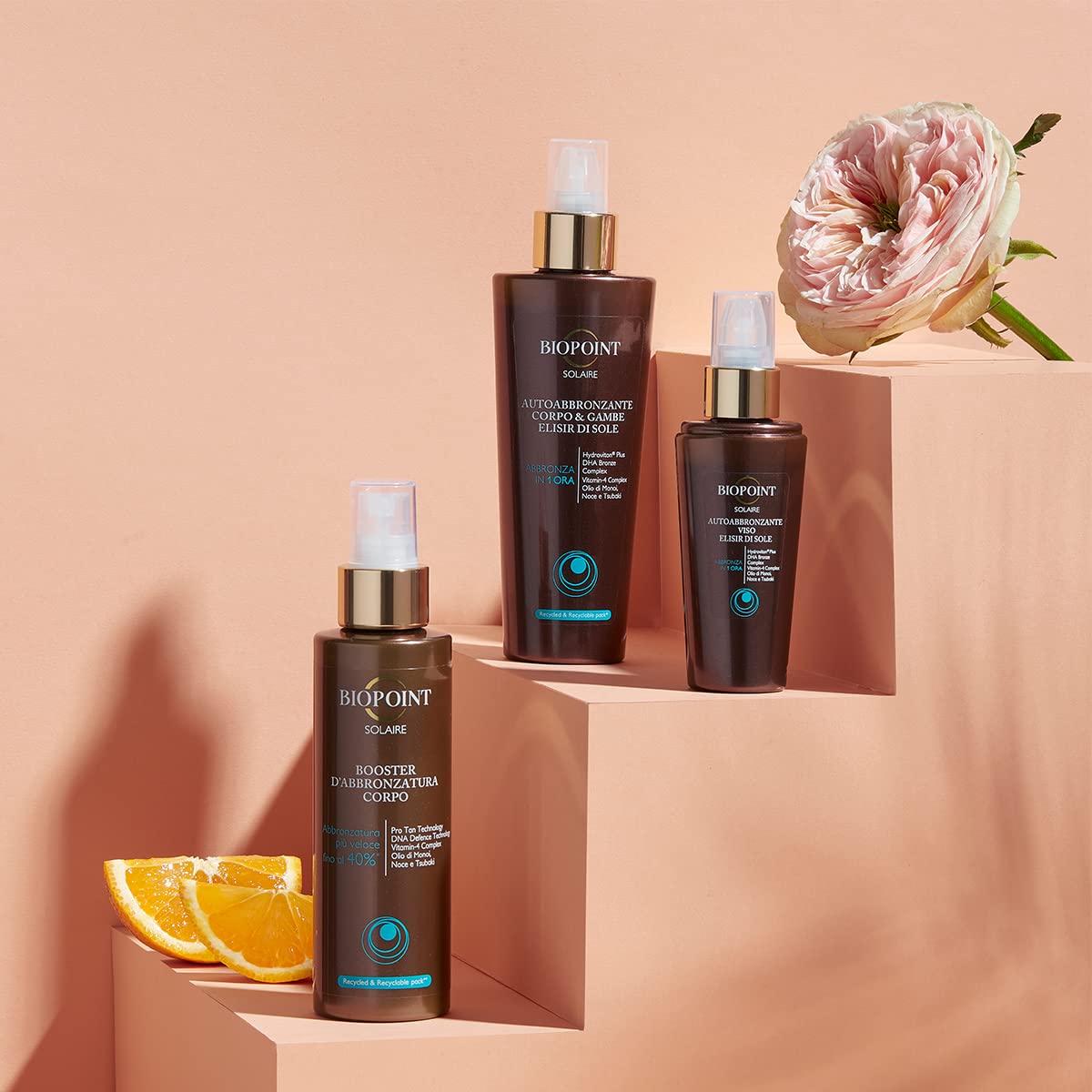 Biopoint Solaire - Elisir di Sole, Siero Autoabbronzante, Azione Intensa e Antimacchie, Dona un'Abbronzatura Rapida, Illumina e Idrata la Pelle, Adatto a Ogni Tipo di Incarnato, Marrone