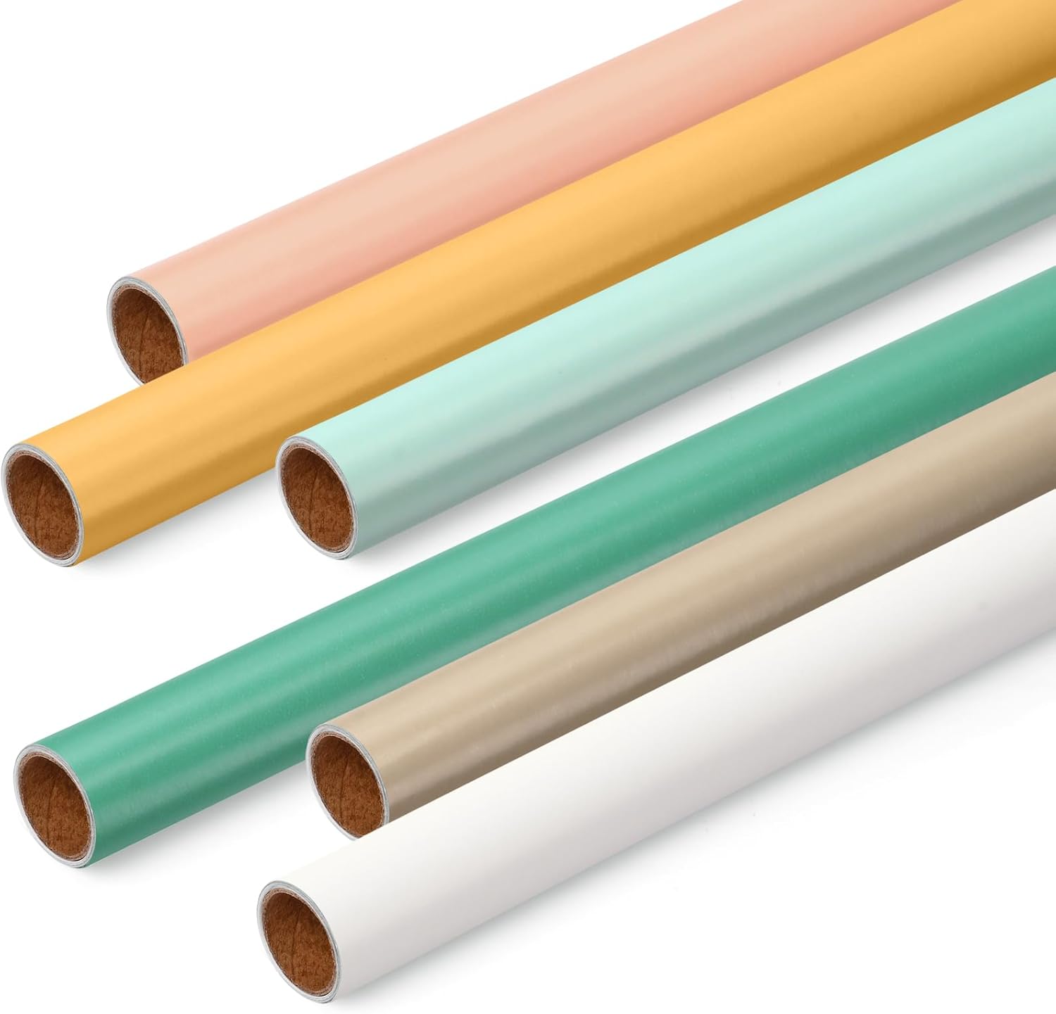 Skyygemm 6 Rolls Bulletin Board Paper Roll Fade Resistant Paper Roll Colored Bulletin Board Roll Bulk for Art Decor Drawing Craft Painting(4 x 8 ft,Modern Boho) 4 x 8 ft Modern Boho