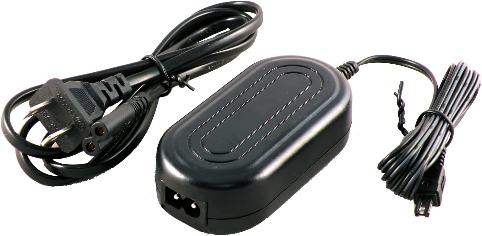 iTEKIRO AC Adapter Power Supply Cord for JVC GR-DX97 GR-DX97U GR-DX97US GR-DZ7 GR-DZ7US GR-FX16 GR-FXM40 GR-FXM404 GR-HD7 GR-MC100 Video Cameras Camcorders + iTEKIRO 10-in-1 USB Charging Cable