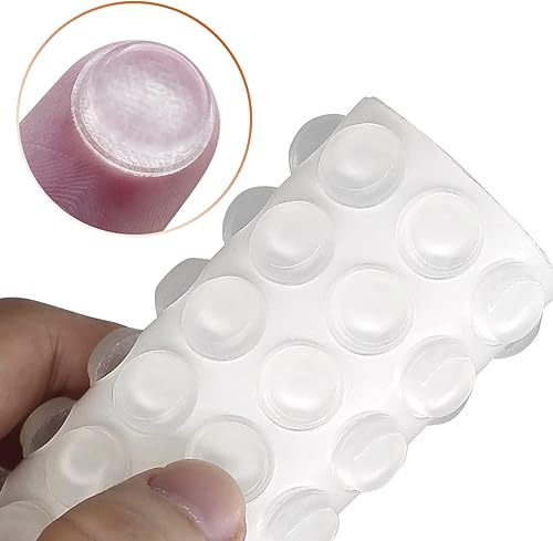 Parachoques cónicos de goma autoadhesivos para puertas de gabinete, 100 unidades, protectores de parachoques pequeños para cajones, marcos de fotos,
