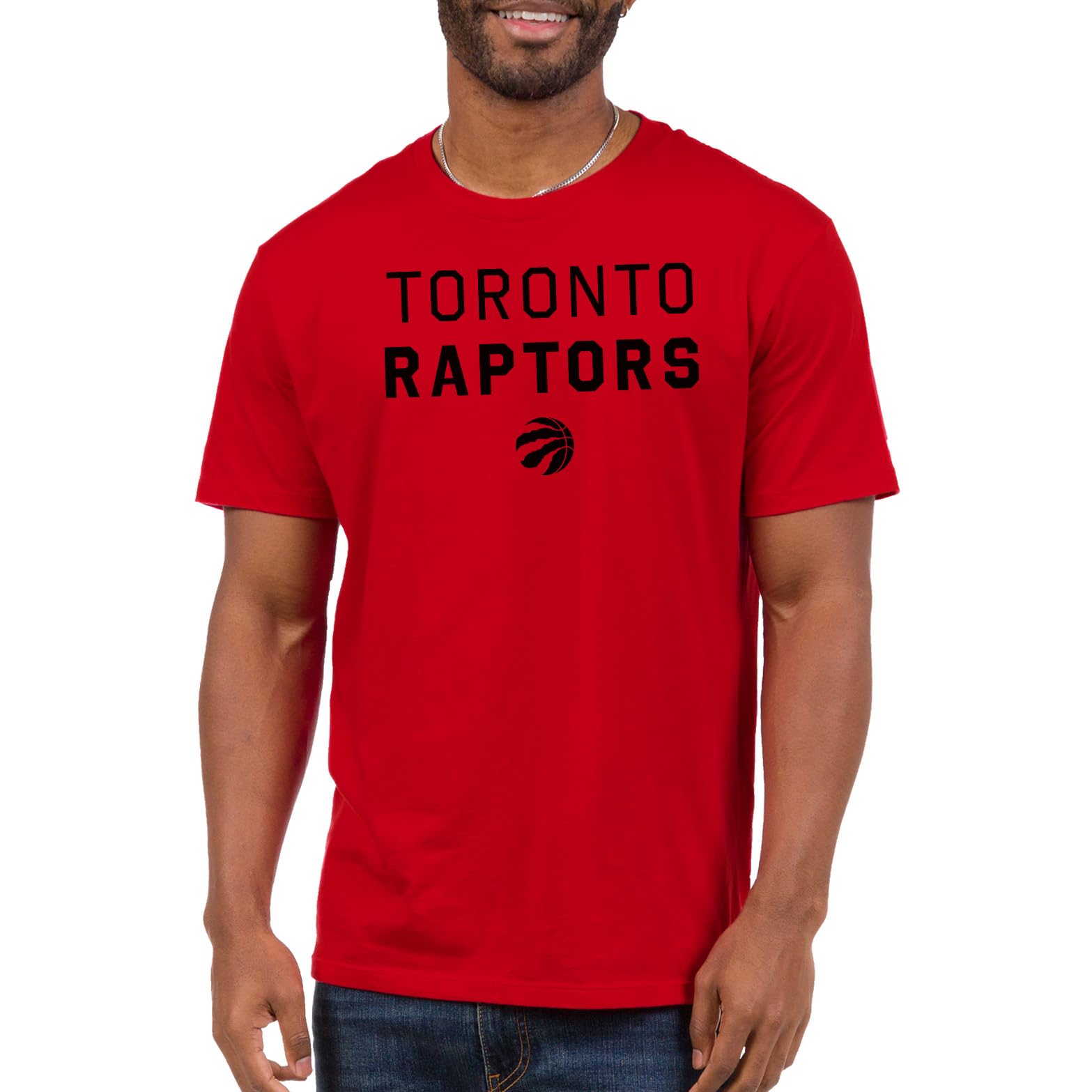 Junk Food NBA - Core Stacked - Officially Licensed Adult Short Sleeve Fan Tee for Men and Women