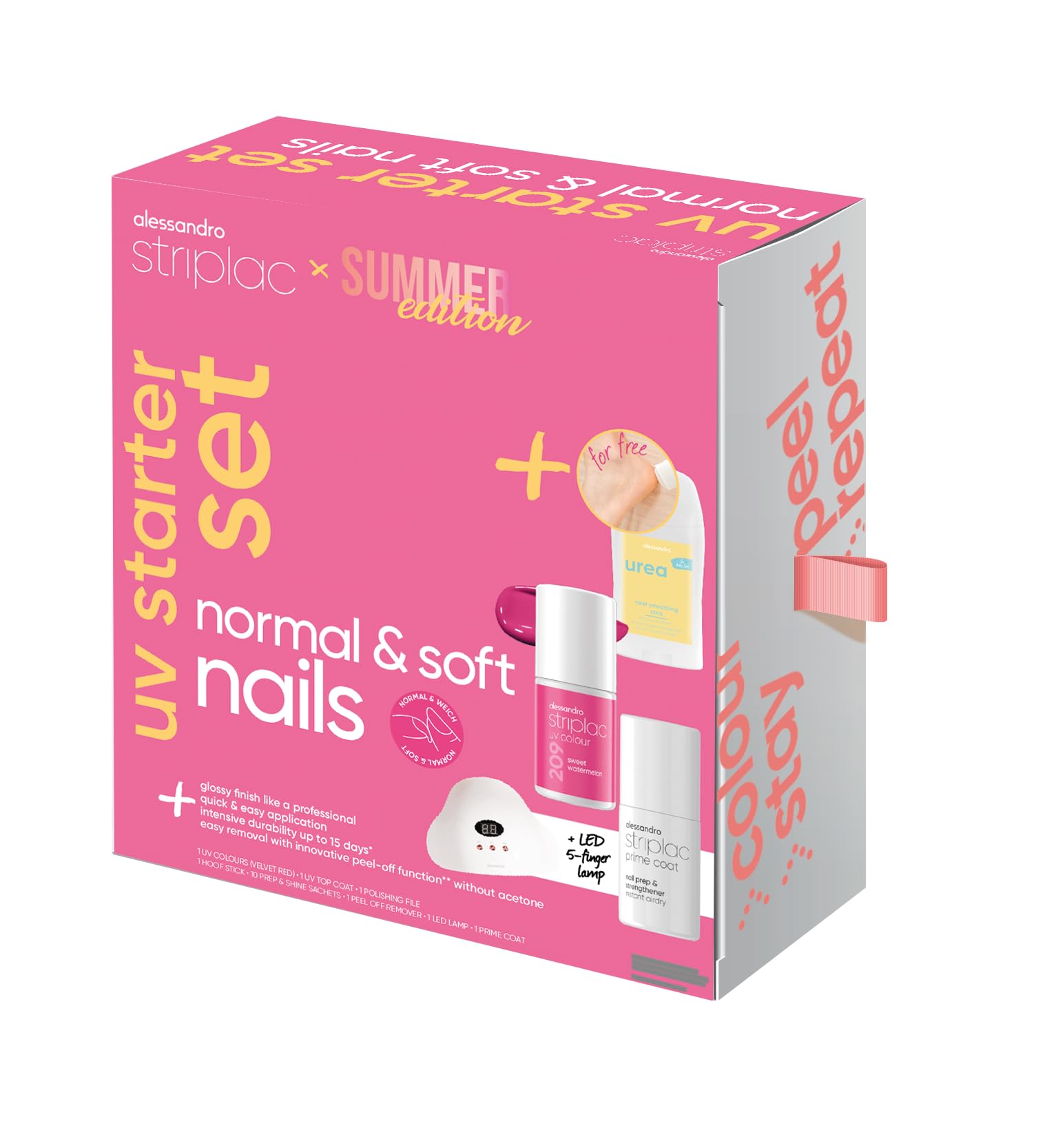 alessandro Striplac UV Starter Set normal & soft nails Summer Edition
