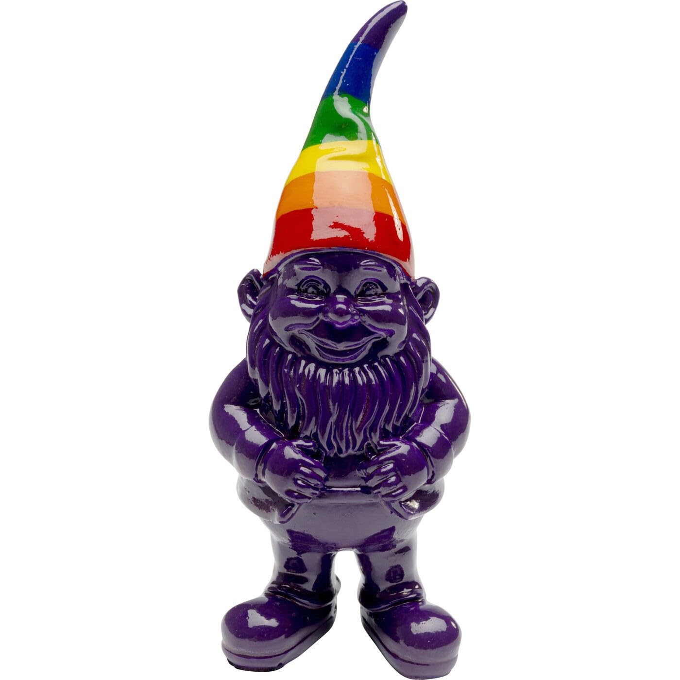 Kare Design Deco Figurine Gnome Rainbow, Purple, Modern, Statue, Gift Idea Decorative Home Accessories, Room Decor, Home Decor for Living Room, Bedroom, Home Office, 11x5x4 cm (H/W/D)