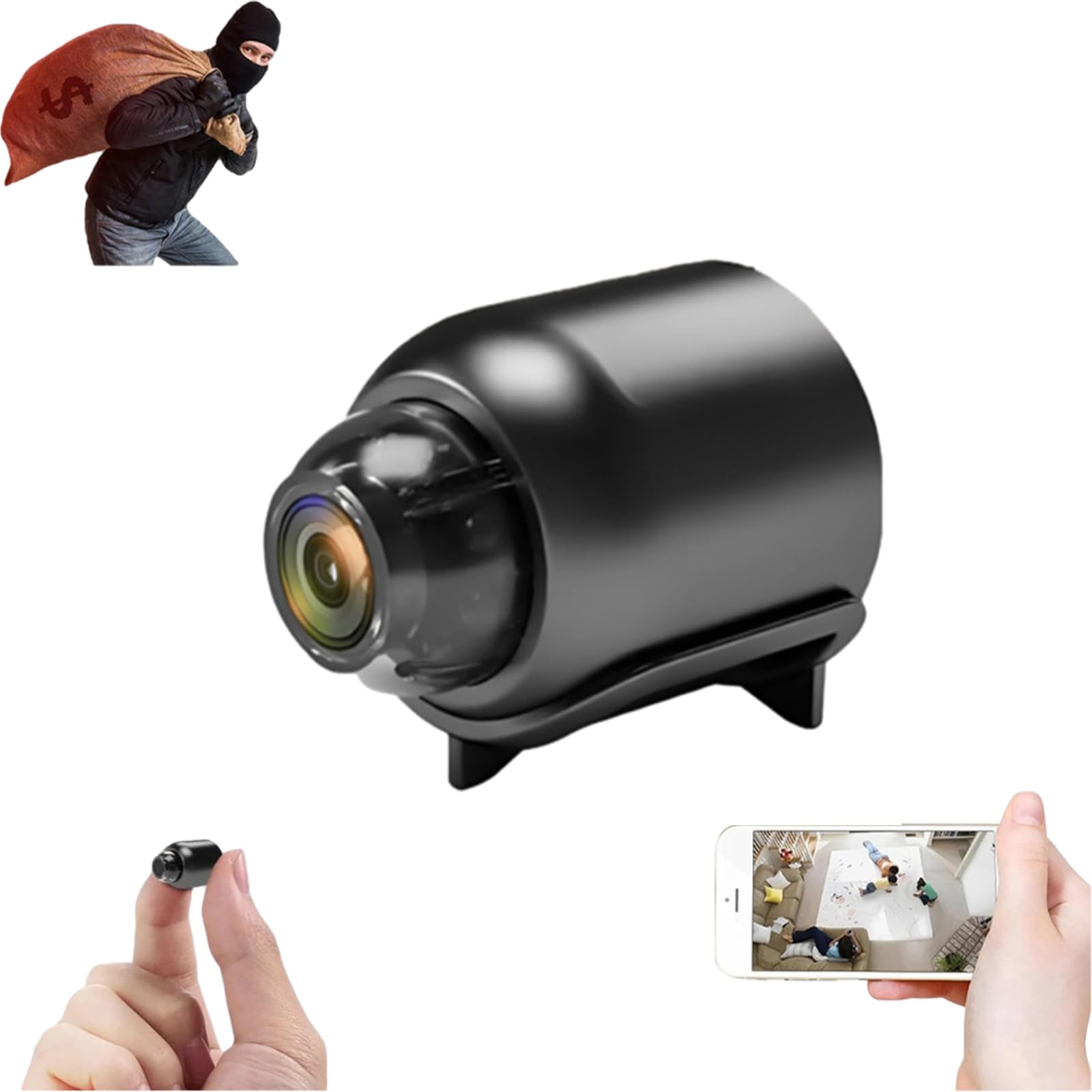Mini Full HD Security Camera X5 Wireless Indoor Security Camera Mini 5g Wireless WiFi Camera 1080p HD Mini