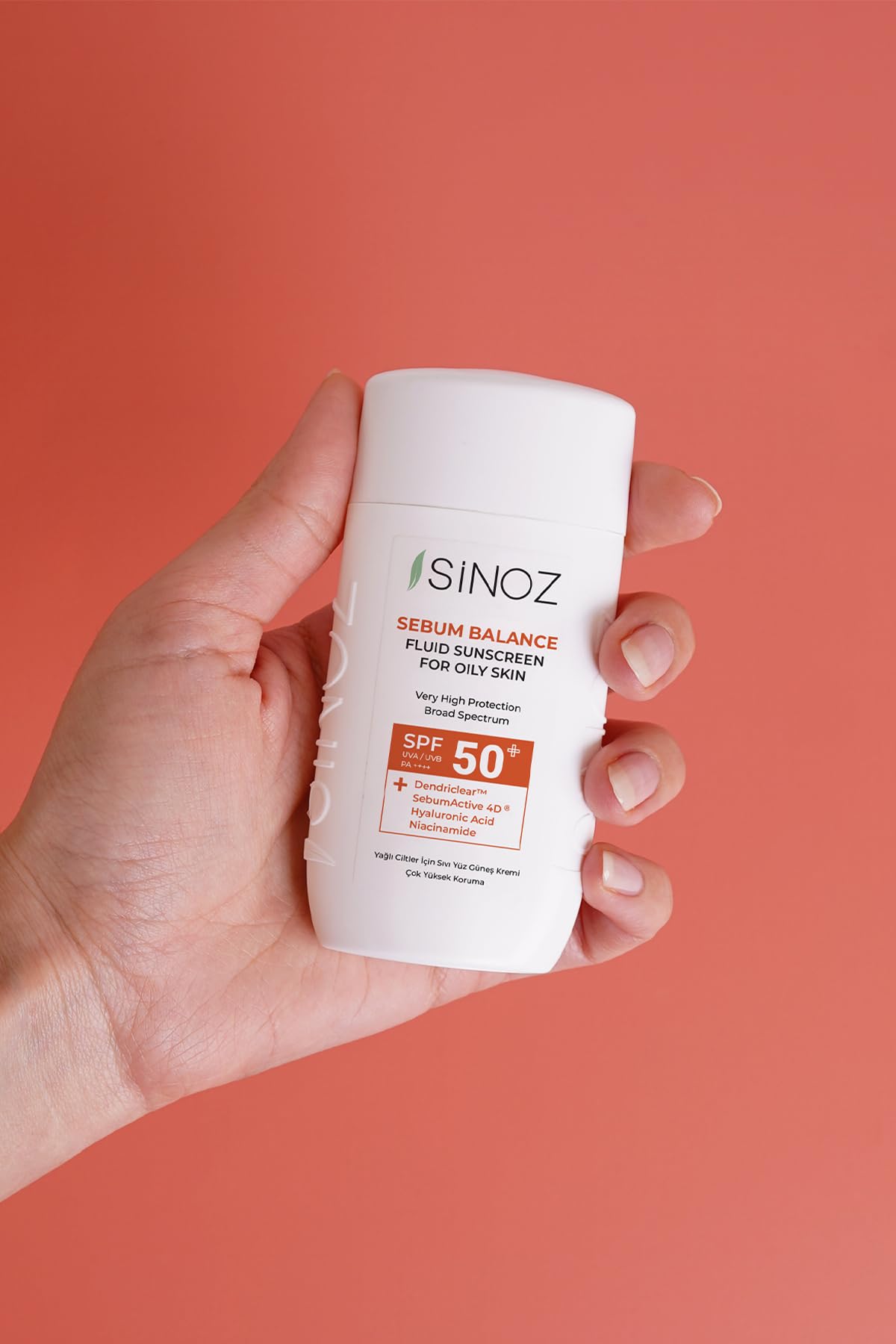 Sinoz Sebum Balance Fluid Sunscreen for Oily Skin SPF50+ / PA++++ - 50ml, 50 ml (Pack of 1) - Image 3