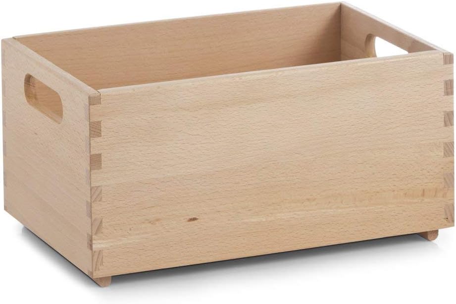 Zeller 13306 Multi-Purpose Box 30 x 20 x 15 cm Beech Lacquered