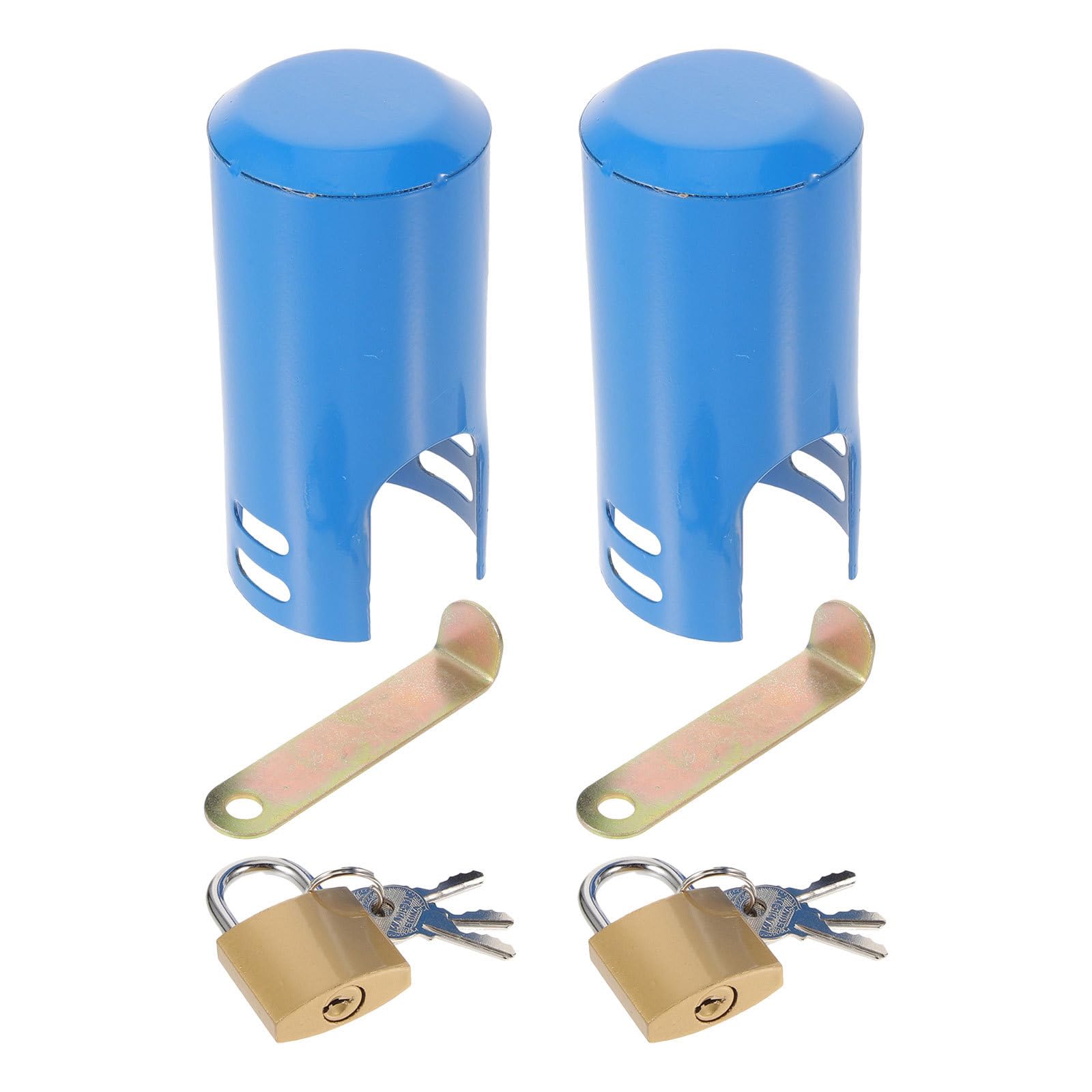 Candado para grifo de agua con sistema antirrobo de hierro y fácil instalación