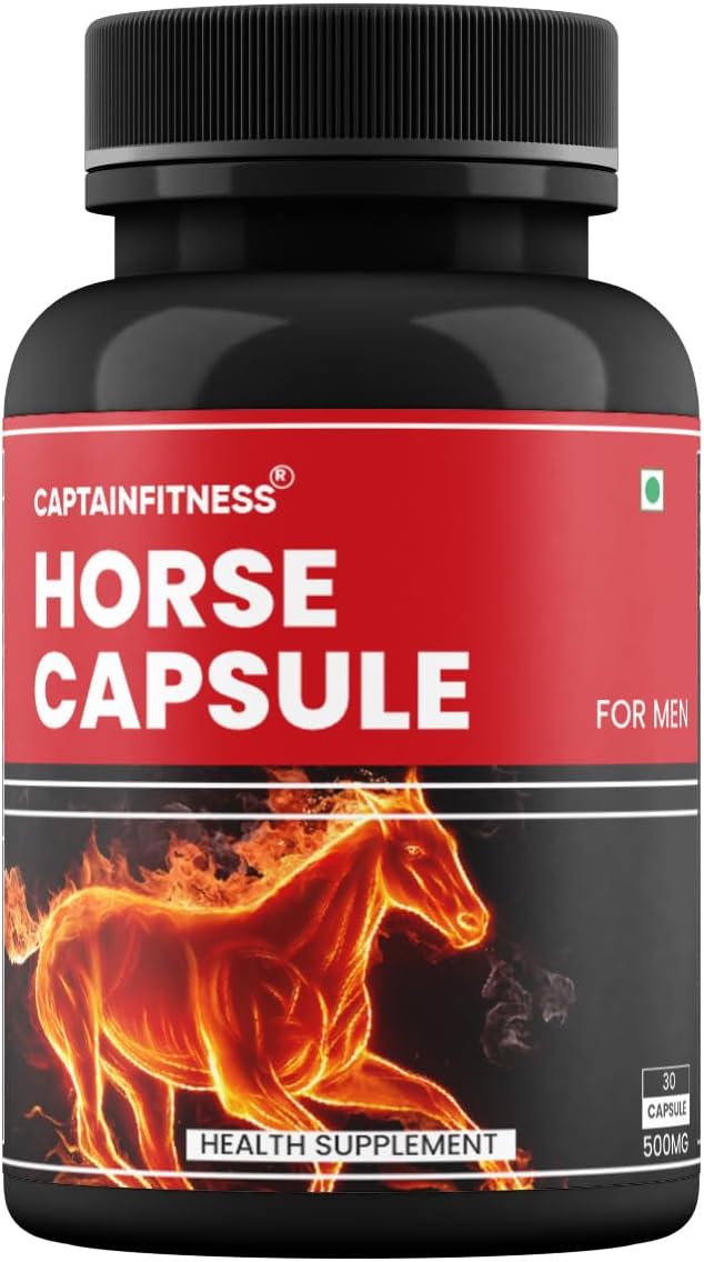 Horse Power Capsule - Advanced Formula - Enriched with Ayurvedic Herbs for Long Lasting Result