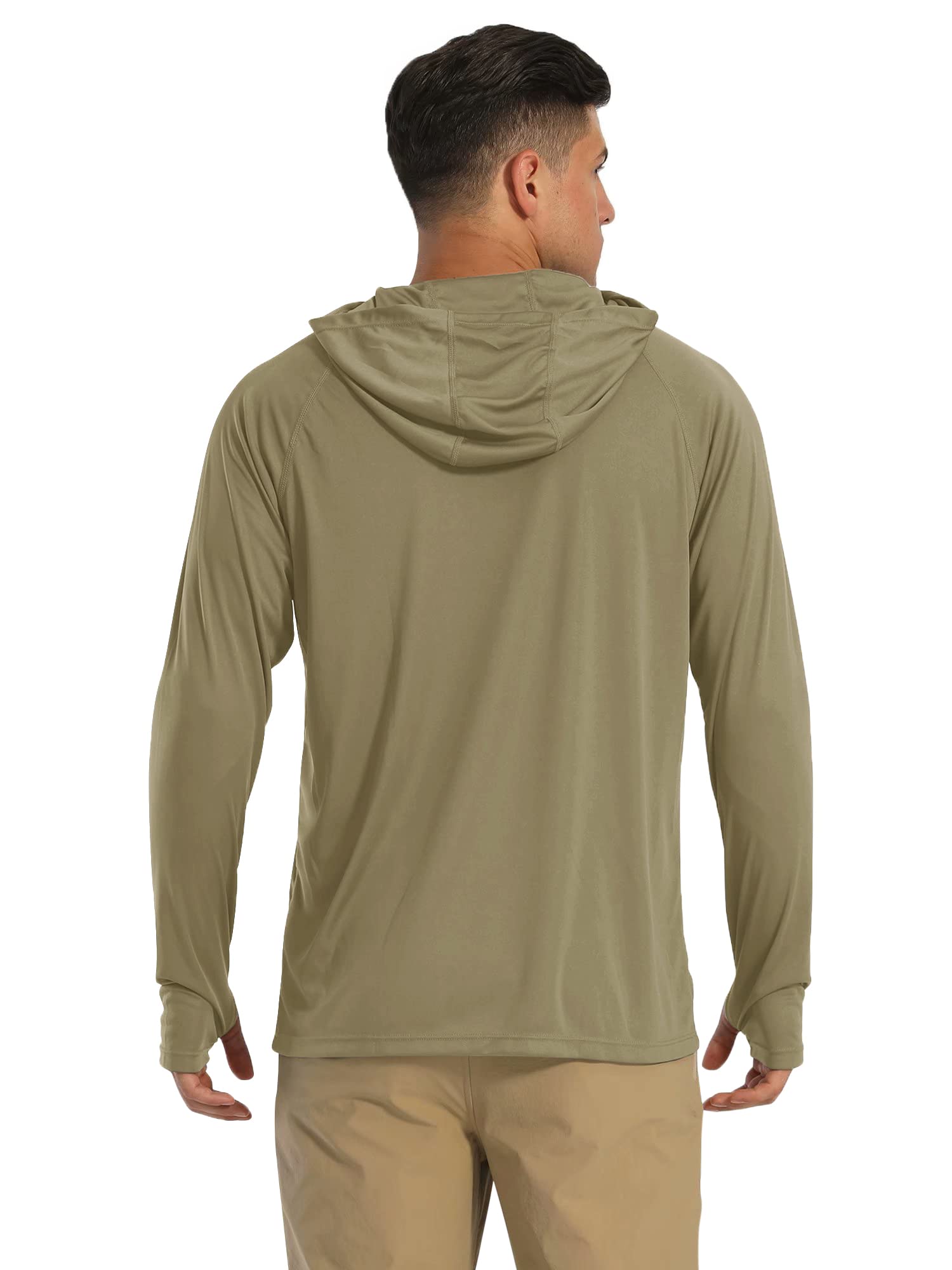 UV Protection Long Sleeve Athletic Shirts for Men - Running, Workout, Sun & Summer Shirts