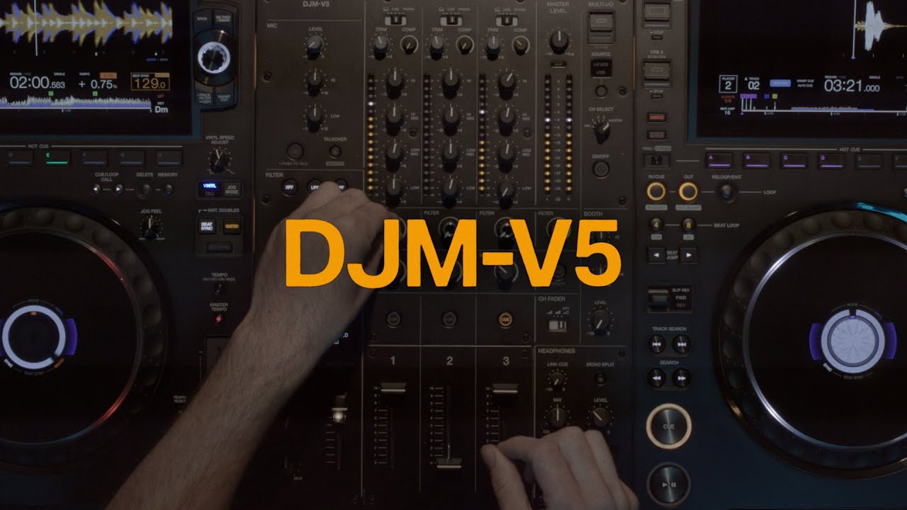 Amazon.com: AlphaTheta DJM‑V5 3‑Channel Professional DJ Mixer, ESS