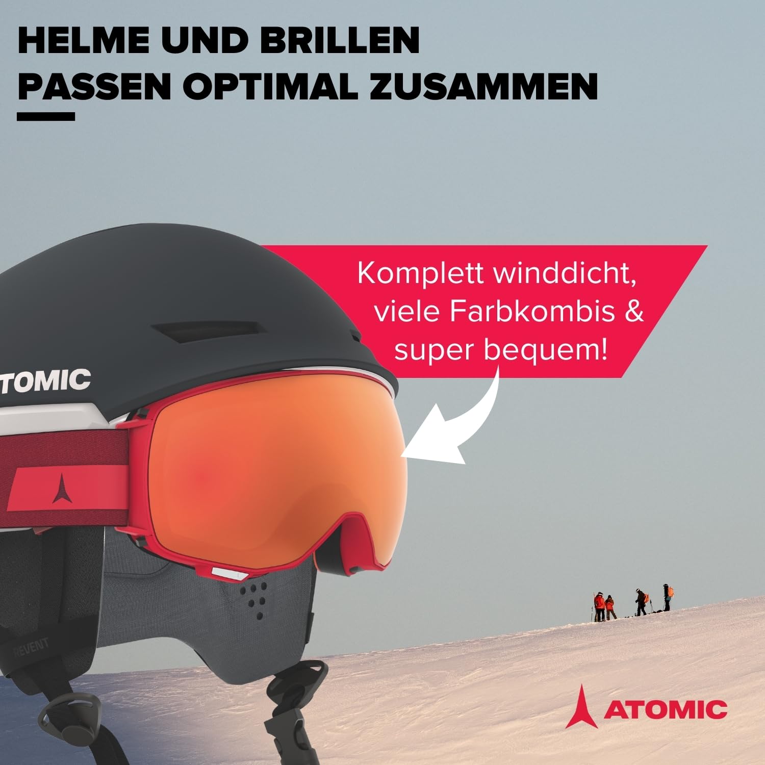 ATOMIC Revent + LF Skihelm - Unisex für Erwachsene - Individuelle Passform für präzisen Sitz - Überlegener Aufprallschutz - Innovatives Belüftungssystem